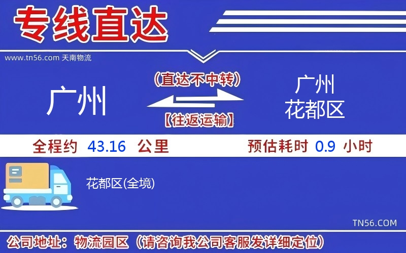 廣州到廣州花都區物流公司
