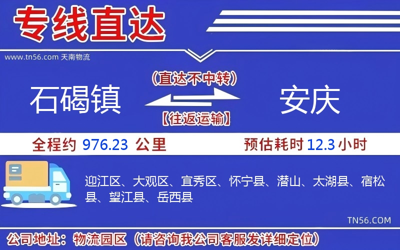 石碣鎮(zhèn)到安慶物流公司
